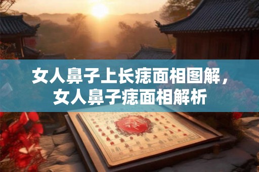 女人鼻子上长痣面相图解，女人鼻子痣面相解析