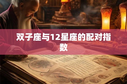 双子座与12星座的配对指数