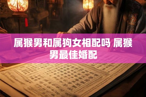 属猴男和属狗女相配吗 属猴男最佳婚配 属猴男和属狗女相配吗 属猴男最佳婚配