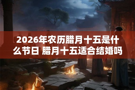 2026年农历腊月十五是什么节日 腊月十五适合结婚吗