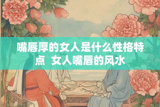 嘴唇厚的女人是什么性格特点  女人嘴唇的风水