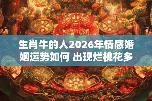 生肖牛的人2026年情感婚姻运势如何 出现烂桃花多留意