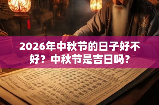 2026年中秋节的日子好不好？中秋节是吉日吗？