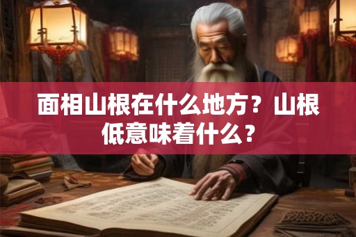 面相山根在什么地方？山根低意味着什么？