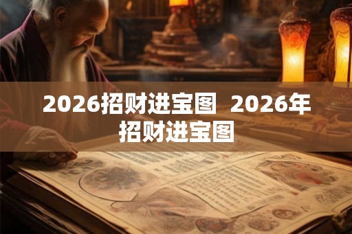 2026招财进宝图  2026年招财进宝图