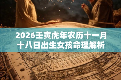 2026壬寅虎年农历十一月十八日出生女孩命理解析 2026壬寅虎年农历十一月十八日出生女孩命理解析