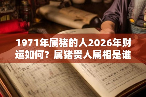 1971年属猪的人2026年财运如何？属猪贵人属相是谁？