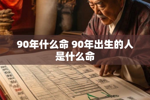 90年什么命 90年出生的人是什么命