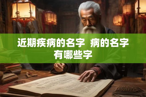 近期疾病的名字  病的名字有哪些字