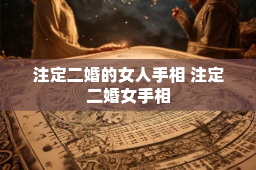 注定二婚的女人手相 注定二婚女手相