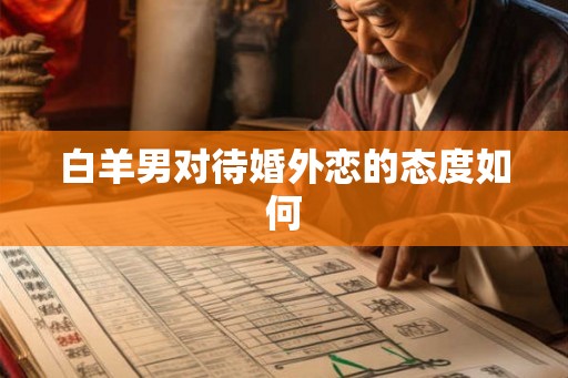 白羊男对待婚外恋的态度如何