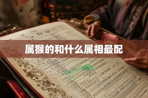 属猴的和什么属相最配