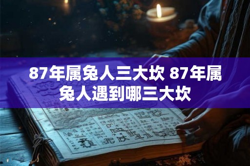 87年属兔人三大坎 87年属兔人遇到哪三大坎