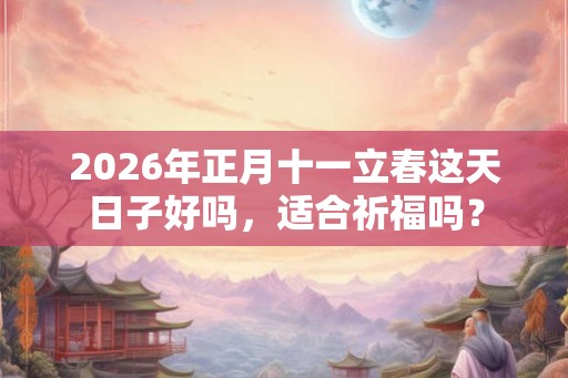 2026年正月十一立春这天日子好吗，适合祈福吗？