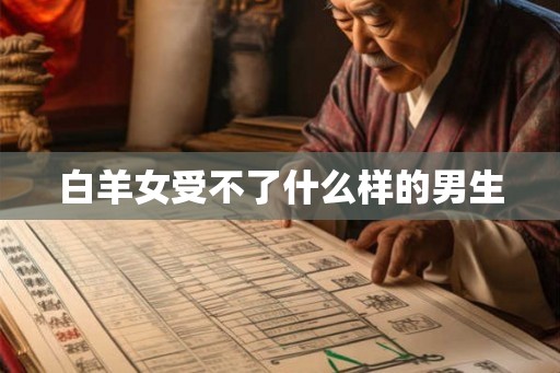 白羊女受不了什么样的男生