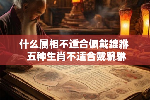 什么属相不适合佩戴貔貅  五种生肖不适合戴貔貅