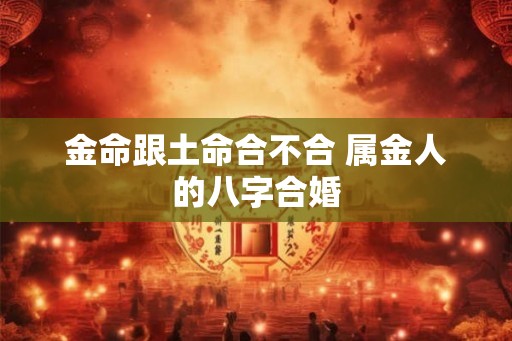 金命跟土命合不合 属金人的八字合婚