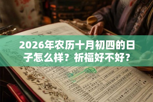 2026年农历十月初四的日子怎么样？祈福好不好？