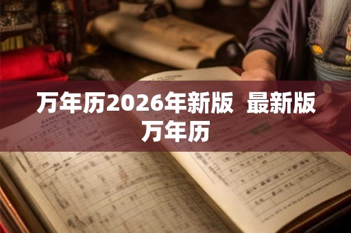 万年历2026年新版  最新版万年历