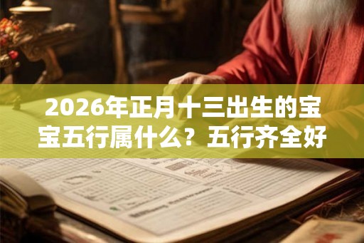 2026年正月十三出生的宝宝五行属什么?五行齐全好吗? 2026年正月十三出生的宝宝五行属什么?五行齐全好吗?