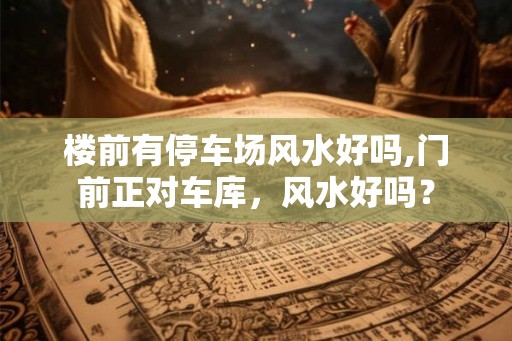 楼前有停车场风水好吗,门前正对车库，风水好吗？