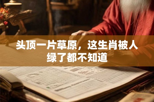 头顶一片草原，这生肖被人绿了都不知道