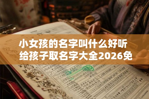 小女孩的名字叫什么好听  给孩子取名字大全2026免费男女