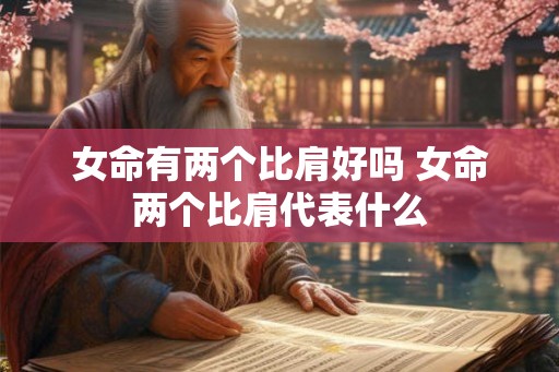 女命有两个比肩好吗 女命两个比肩代表什么 女命有两个比肩好吗 女命两个比肩代表什么