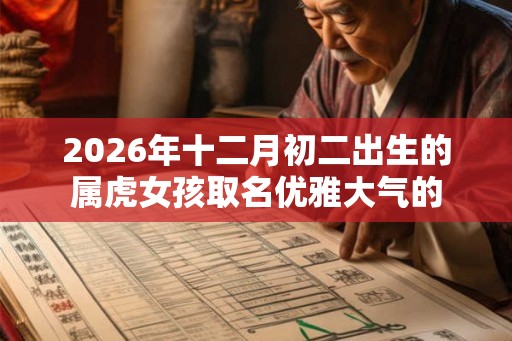 2026年十二月初二出生的属虎女孩取名优雅大气的