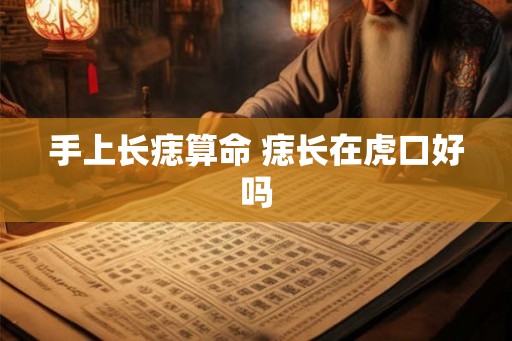 手上长痣算命 痣长在虎口好吗