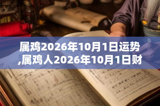 属鸡2026年10月1日运势,属鸡人2026年10月1日财运,生肖鸡2026年10月1日运势
