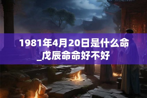 1981年4月20日是什么命_戊辰命命好不好