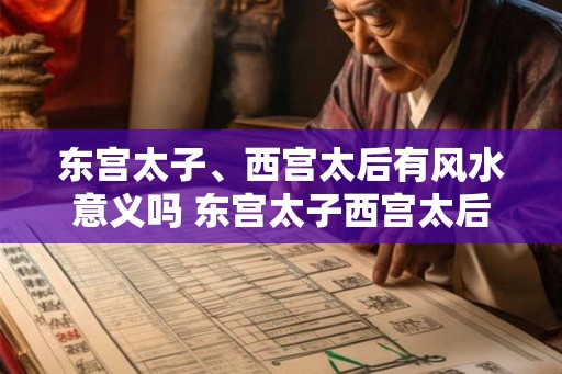 东宫太子、西宫太后有风水意义吗 东宫太子西宫太后的风水意义