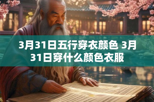 3月31日五行穿衣颜色 3月31日穿什么颜色衣服