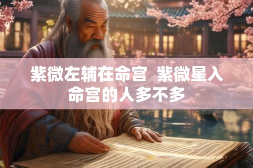 紫微左辅在命宫  紫微星入命宫的人多不多