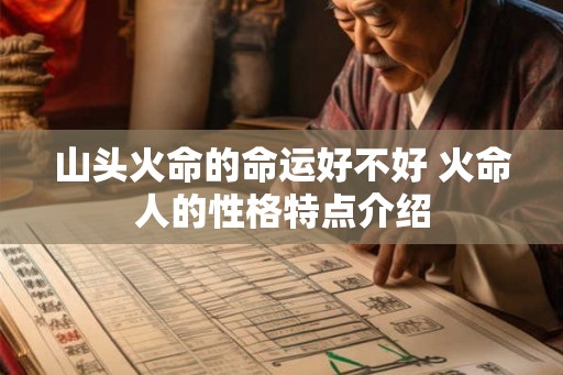 山头火命的命运好不好 火命人的性格特点介绍