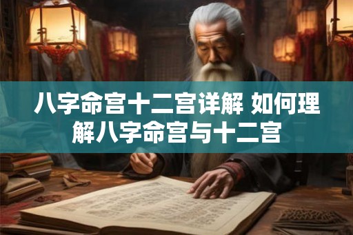 八字命宫十二宫详解 如何理解八字命宫与十二宫
