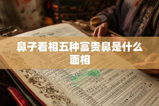 鼻子看相五种富贵鼻是什么面相 鼻子看相五种富贵鼻是什么面相