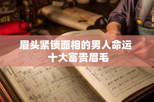 眉头紧锁面相的男人命运  十大富贵眉毛