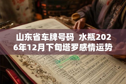 山东省车牌号码 水瓶2026年12月下旬塔罗感情运势 山东省车牌号码 水瓶2026年12月下旬塔罗感情运势