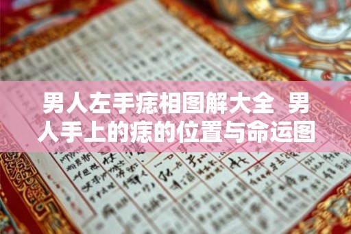 男人左手痣相图解大全  男人手上的痣的位置与命运图解
