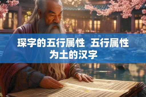 琛字的五行属性  五行属性为土的汉字