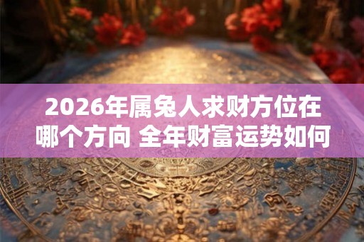 2026年属兔人求财方位在哪个方向 全年财富运势如何