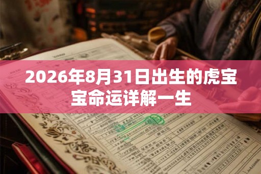 2026年8月31日出生的虎宝宝命运详解一生