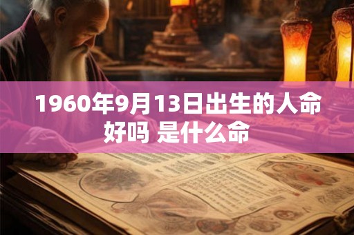 1960年9月13日出生的人命好吗 是什么命