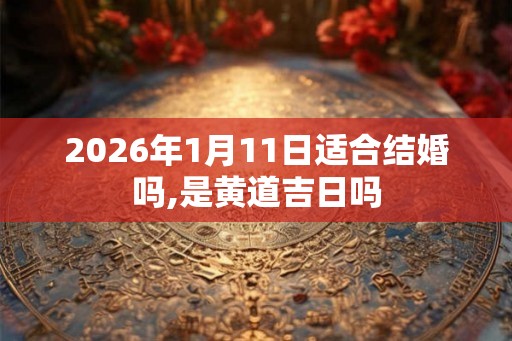 2026年1月11日适合结婚吗,是黄道吉日吗