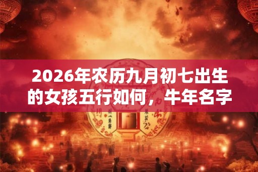 2026年农历九月初七出生的女孩五行如何，牛年名字推荐