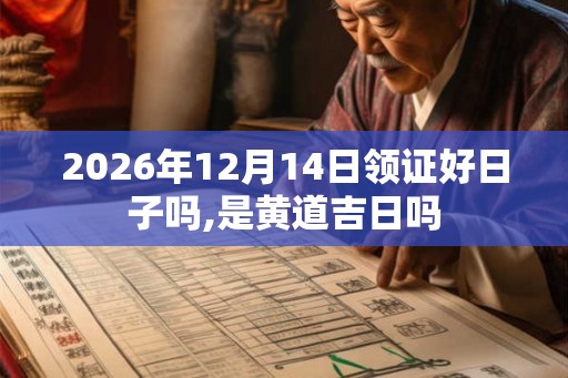 2026年12月14日领证好日子吗,是黄道吉日吗
