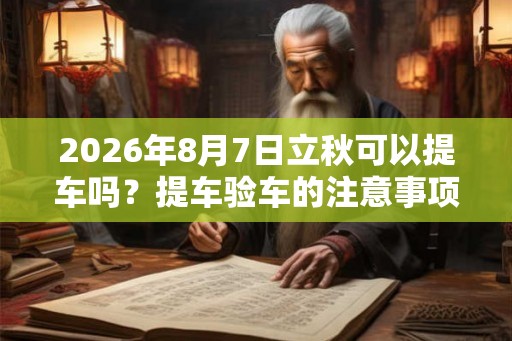 2026年8月7日立秋可以提车吗?提车验车的注意事项? 2026年8月7日立秋可以提车吗?提车验车的注意事项?