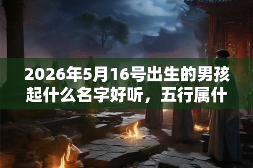 2026年5月16号出生的男孩起什么名字好听,五行属什么 2026年5月16号出生的男孩起什么名字好听,五行属什么